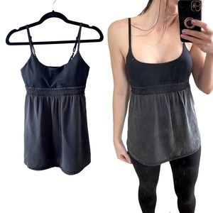 Lululemon Bliss Tank, Tencel Tank. Black and Grey. Size 6 Dot Confirmed